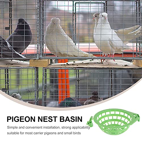 Image of Mipcase Home or Pet Bird's Store Use Easy Install Bird Nest Basin Durable Plastic for Pigeon Nesting Material