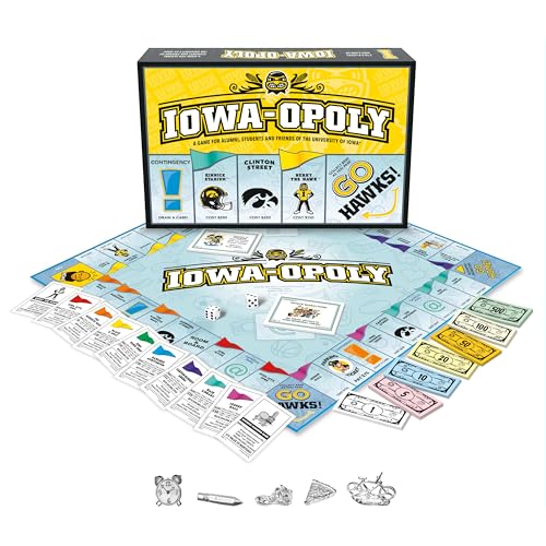 Iowaopoly juego de mesa de la Universidad de Iowa miniatura 3