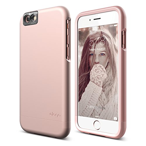 iPhone 6S Case, elago® [Glide Cam][Rose Gold] - [Mix and Match][Premium Armor][True Fit] – for iPhone 6S Only
