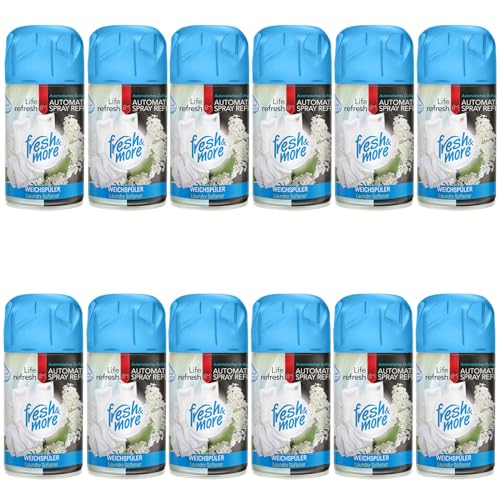 Fresh & More Lufterfrischer Nachfüller (3er Pack) 250ml, Weichspüler