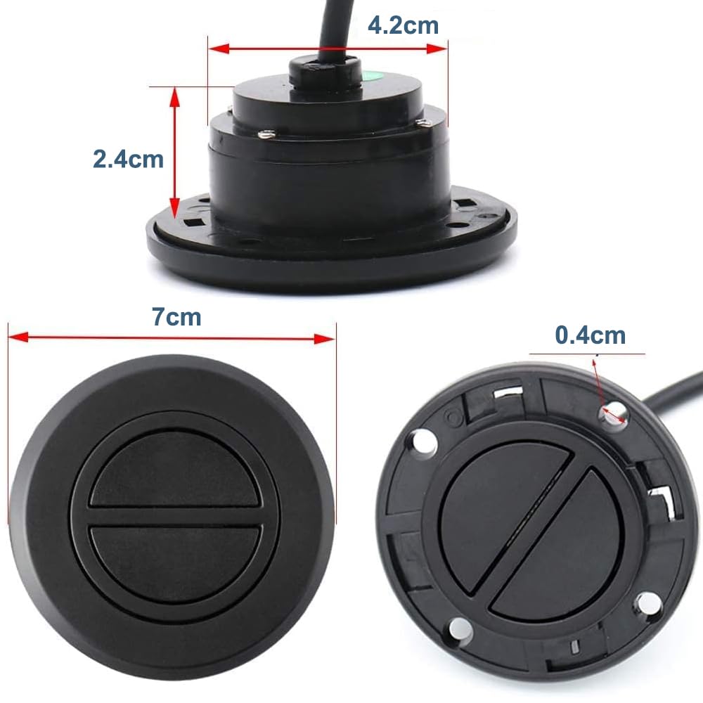 Huachuang ‎Pulsante reclinabile, controller, controllo motr reclinabile, 2 pulsanti, 5 pin, 1 controller motore,Okin LIMOSS Collegato e pronto all'uso…