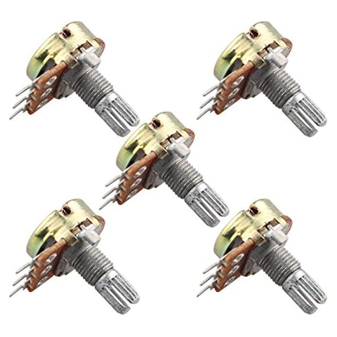 HALJIA 5 x Potentiometer 50 K Ohm Cover