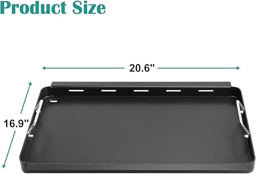 Miniatura 2 de Insertos de plancha de tamaño completo para quemador infrarrojo comercial Charbroil de 3 quemadores, placa superior plana para Charbroil 466242515