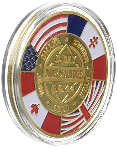 WW2 Memorial Anniversary Coin D Day Army Arromanche Normandy
