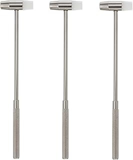 ibasenice 3 Pçs Mini Martelo Ferramenta Hotfix Brinquedos Em Miniatura Relógio Infantil Mini Martelo Brinquedo Crianças Ferramenta Educacional Mini Martelo De Metal Kit De Jóias Martelo