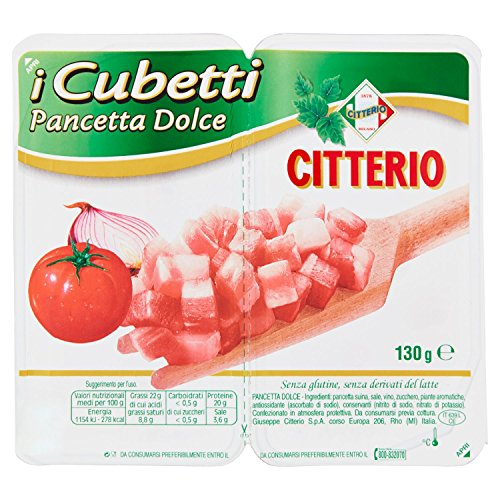 Citterio Cubetti Pancetta Dolce, 130g