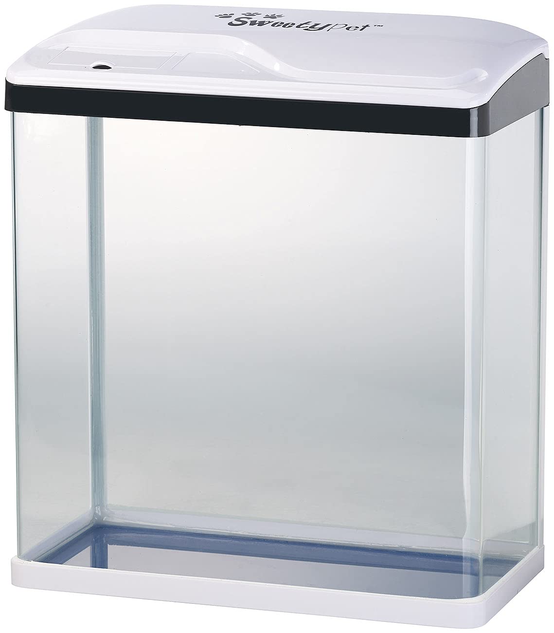 Nanobecken: Nano-Aquarium-Komplett-Set mit LED-Beleuchtung, Pumpe und Filter, 25 l (Nano Aquarium Komplettset, Kleines Komplettset, Mini)