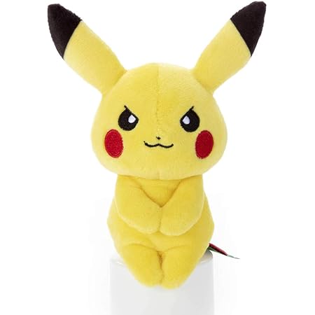 Amazon ポケモン ちょっこりさん ピカチュウ 凛々しい 高さ約 12cm ぬいぐるみ おもちゃ