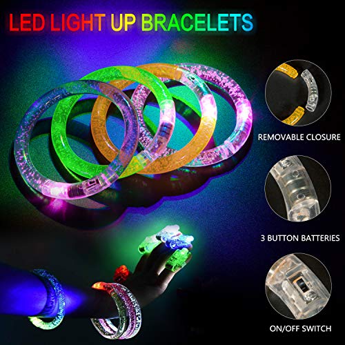 Mibote M-PF-NEW 83Pcs Led Light Up Toys Party Favors Glow In The Dark Party Supplies thumb #5