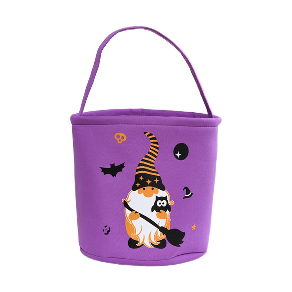 Xinsheinelry Halloween Gnomes Trick Treat Handbag Ornaments Faceless for Doll Festival Ornaments Gnomes for Doll Candy Bag Gifts for Halloween Candy Tote Bag