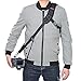 ztowoto Sangle de l'appareil photo Bandoulière réglable et confortable avec attache de sécurité et chiffon de nettoyage pour objectif pour appareil photo reflex numérique SLR