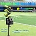 AETEREOS Electric Tennis Ball Dropping Machine Tennis Ball Feeder Tennis Machine Lightweight Tennis Serving Machine Frequency Adjustable for Pickleballs & Tennis Balls