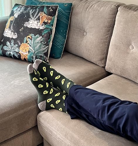 Image of Mint & Oak Long Socks For Men, Soft Cotton Calf Length Socks, Colorful Sock Gift For Men, Full Length & Odour Free, Funky Socks - Gift Box of 3
