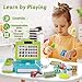 LINFUN KIDS Caja Registradora Juguetes con Nicrofono y Sonido Juguete de Supermercado Tienda Juego de rol Regalos para Niños de 1 2 3 Año Verde Imagen de LINFUN KIDS Caja Registradora Juguetes con Nicrofono y Sonido Juguete de Supermercado Tienda Juego de rol Regalos para Niños de 1 2 3 Año Verde