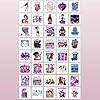 40pcs Sheets Kpop Demon Temporary Tattoos for Kids, Cartoon Kpop Hunters Birthday Party Favors Gifts for Girl Boys Home Activity Class Prizes Carnival Christmas Rewards #4