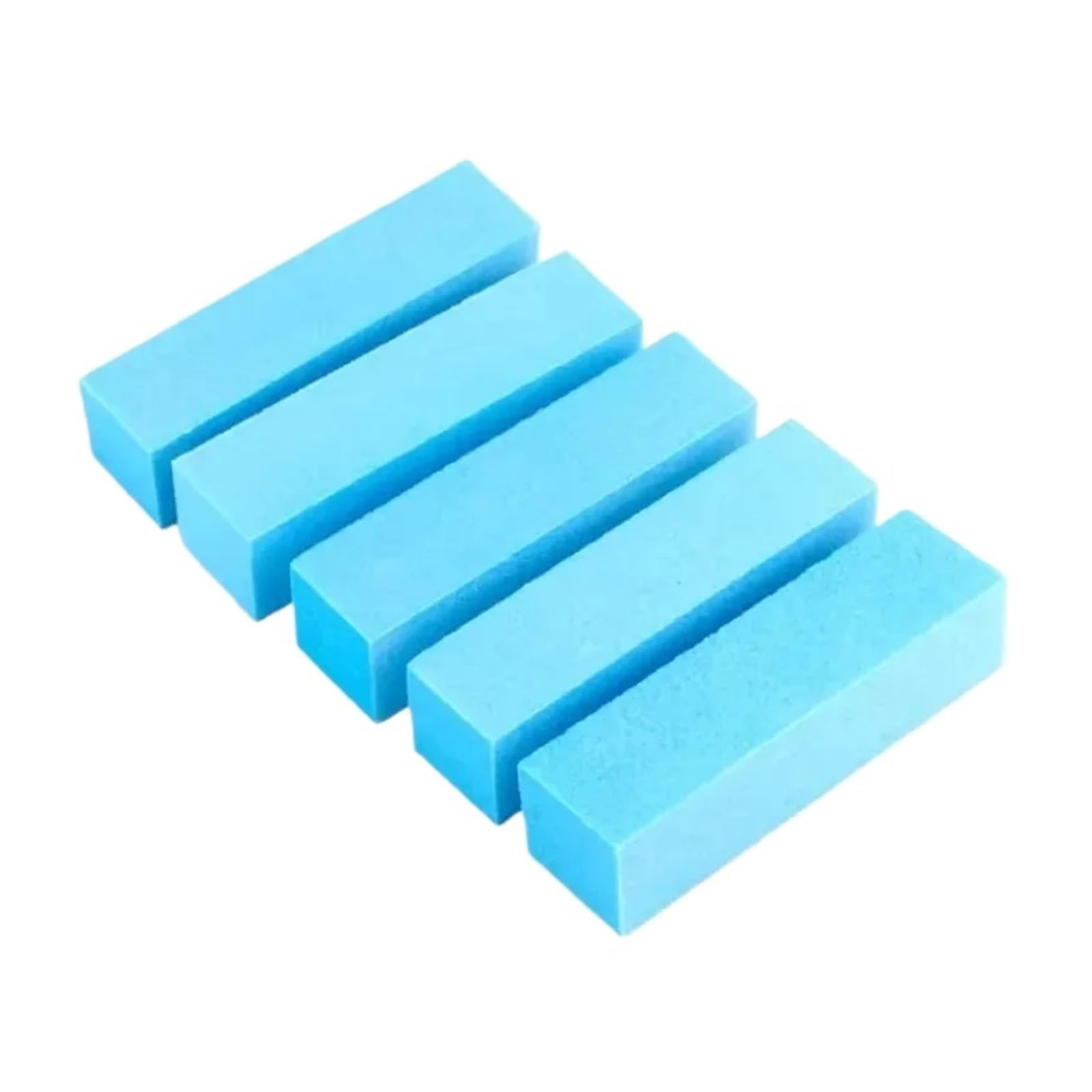 spugne abrasive, carta vetrata asciutta e bagnata, 5/10/20 pezzi Lima for unghie professionale Lucidatrice for unghie(Blue,10 Pcs)