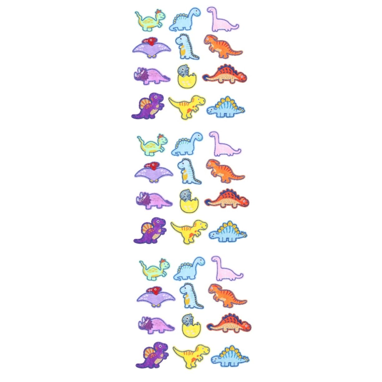 Patchs de vêtements dinosaure en polyester haute résistance à coudre pour réparer les accrocs