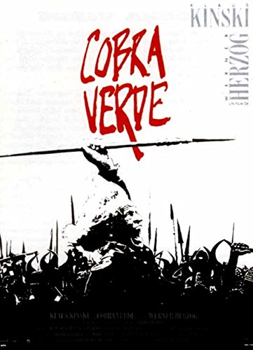 Affiche originale Cobra Verde Werner Herzog 1987, lithographie rare grand format 116X158