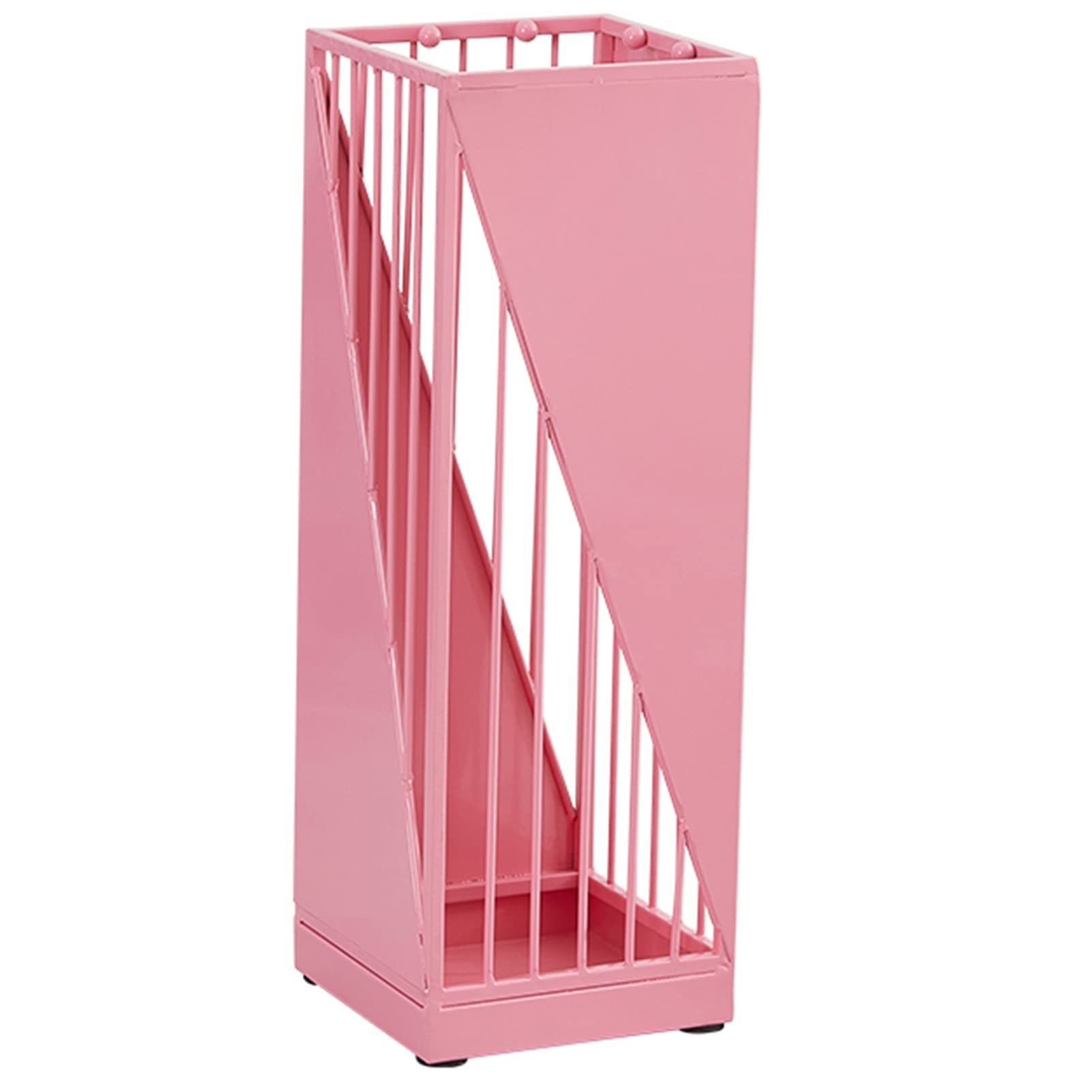 Porte-parapluies rose sculpté décoratif pour sublimer l'entrée du bureau ou de la maison