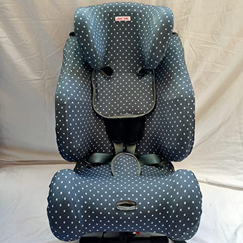 moon_bebe funda para silla de coche de algudon compatible con Klippan Maxi Triofix Comfort y Century (Gris)