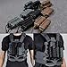 IDOGEAR Mag Pouches 5.56/7.62mm Rifle Magazine Pouches with 9mm Pistol Mag Pouch Set Tactical Airsoft Molle Mag Carrier Holder