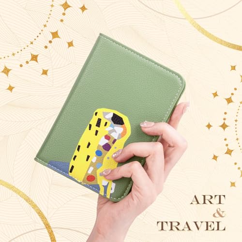 Lychii Passport Holder, Slim Passport Cover Travel Wallet with RFID Blocking, PU Leather Protector Pouch Protective Case for Passports, Boarding Pass, ID Cards3