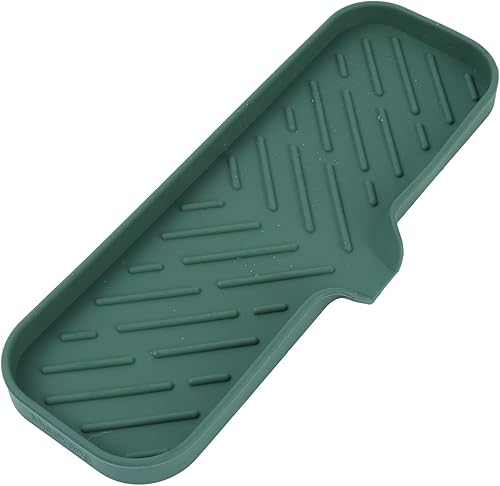 Jaboneras de baño de silicona con boquilla de drenaje, organizador de fregadero de baño y cocina, soporte para esponja, bandeja de jabón para