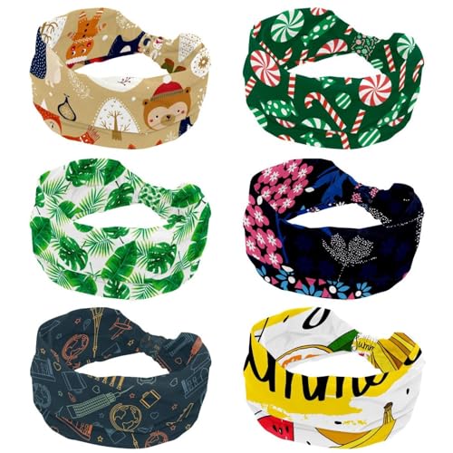 Lot de bandeaux de Noël pour femme, l'idée cadeau running et fitness esthétique vert bonbon