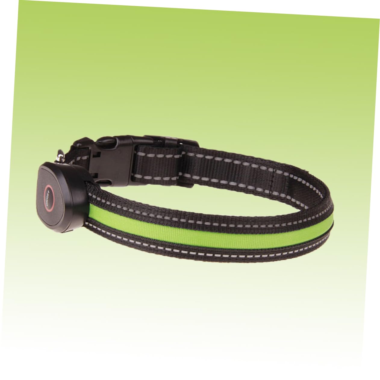 Beavorty Collier de Sécurité pour Chien Lot de 3 Pièces Lumières LED Réglables Rechargeables Vert Taille