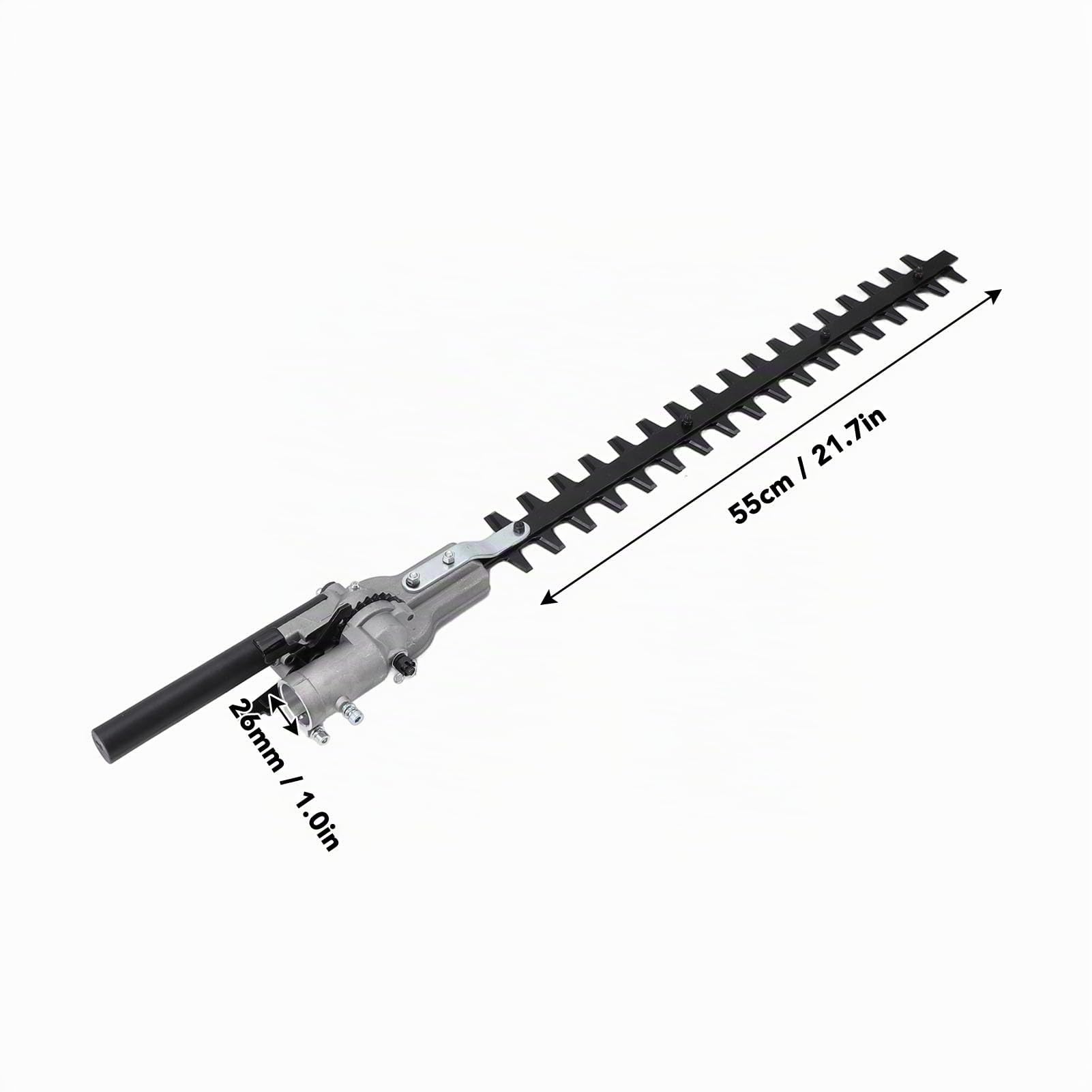 Cabezal de Corte de Setos, Cepillo de Poste Alto de 9 Estrías, Cortador de Césped, Cosechadora, Kit de Cortacésped para Mantenimiento de Jardín (26 * 9mm)