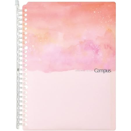 Amazon コクヨ キャンパス バインダー スマートリング 60枚収容 限定 B5 パステルグラデ ピンク 26穴 ル Sp706 L2p 文房具 オフィス用品 文房具 オフィス用品