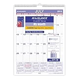 AT-A-GLANCE Monthly Wall Calendar, Academic Year, 12 Months, July 2015-June 2016, 8 x 11 Inch Page Size (AY-128)