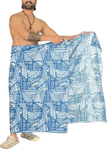 HAPPY BAY Men's Pareo Wraps Bath Swim Sarong Beach