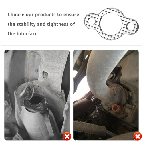 Image of 4PCS Exhaust Manifold Gasket,1.12 inch Exhaust Gasket Replacement OEM#24-041-02-5 with Two Bolt,Professional Car Accessories Exhaust Flange Gasket for CH18 CH20 CH22 CH23 CH25 Engines