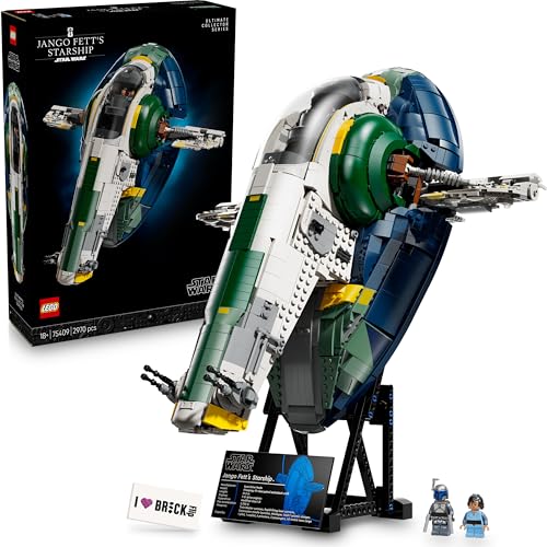 Lego Jango Fett Starship - Starwars Slave 1 Lego 75409, Jango Fetts Sternenschiff der Firespray-Klasse (inkl. bedruckter Fliese)