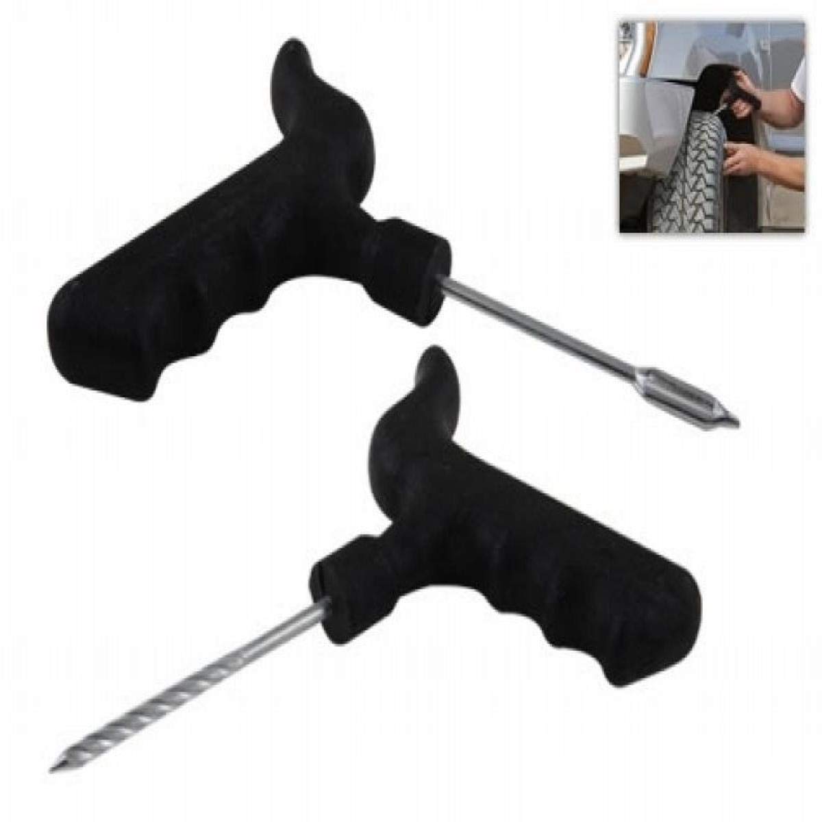 BUFFER® 6 Parça Araba Motosiklet Otomobil Bisiklet Lastik Tamir Seti Araç Bakım Kiti