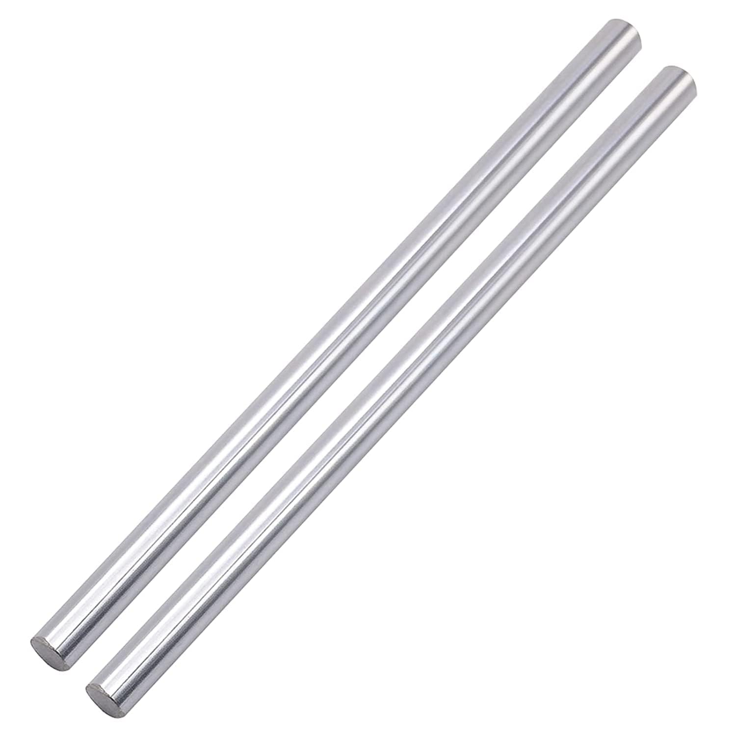 2PCS 8mm X 500mm Linear Motion Rod Shaft Guide with 4 PCS SCS8UU Ball Bearings & 4 PCS SK8 Aluminum Rail Support, Linear Motion Rod Guide Set for CNC and DIY Craft Tool (Diameter 8mm, 500mm)