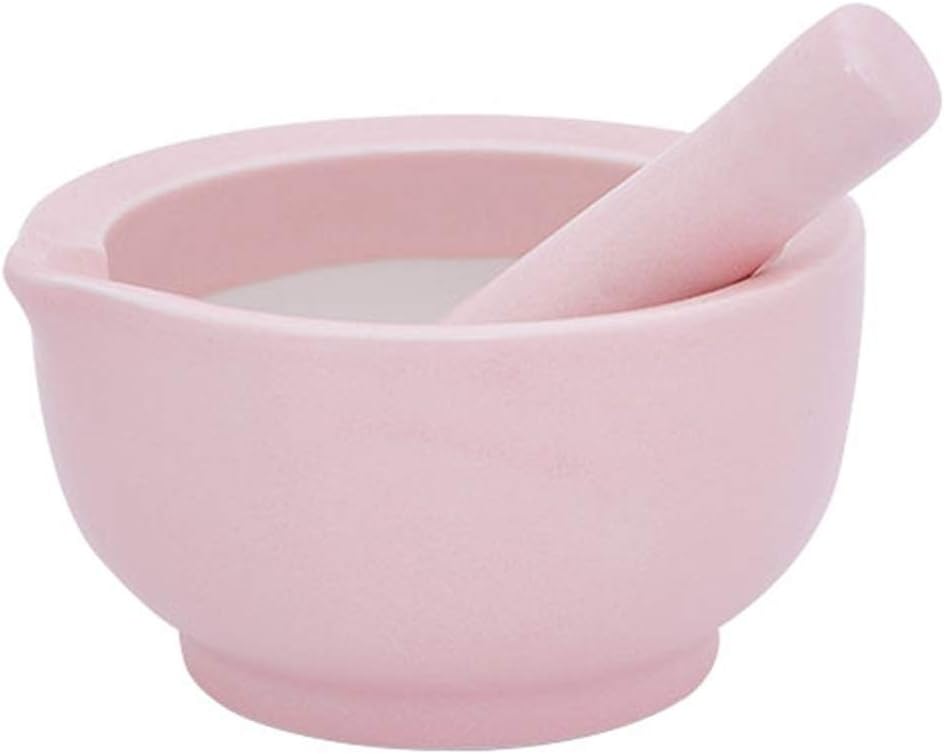 Mortar and Pestle Mortar and Pestle with Pour Spout, Spice Grinder, Herb Bowl, Pesto Powder Porcelain Mortar and Pestle Set,Kitchen Utility Gadgets pestal & morter