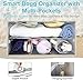 OAWEEN Beach Bag Organizer for Large Bogg Bag Insert Accessories, Lightweight Mesh Divider Pouch with Zipper Pocket for Original XL Bogg/Simply Southern/Simple Modern Large Tote Bag