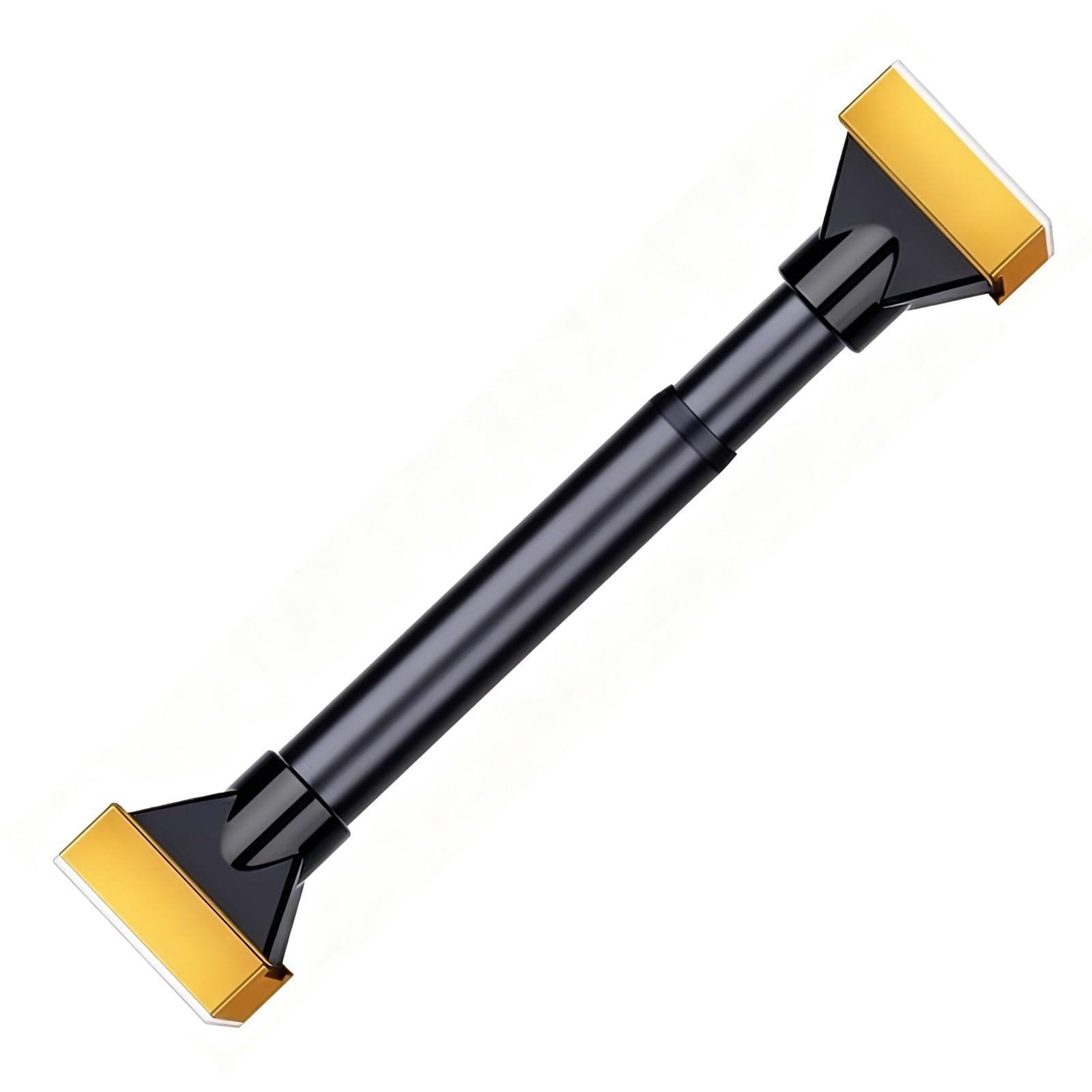 GLDYTVF Adjustable Tension Rod for Shower Closet & Curtain No Drill Stainless Steel Black 10.17 11.81 ft Easy Install Durable Space Saving Solution