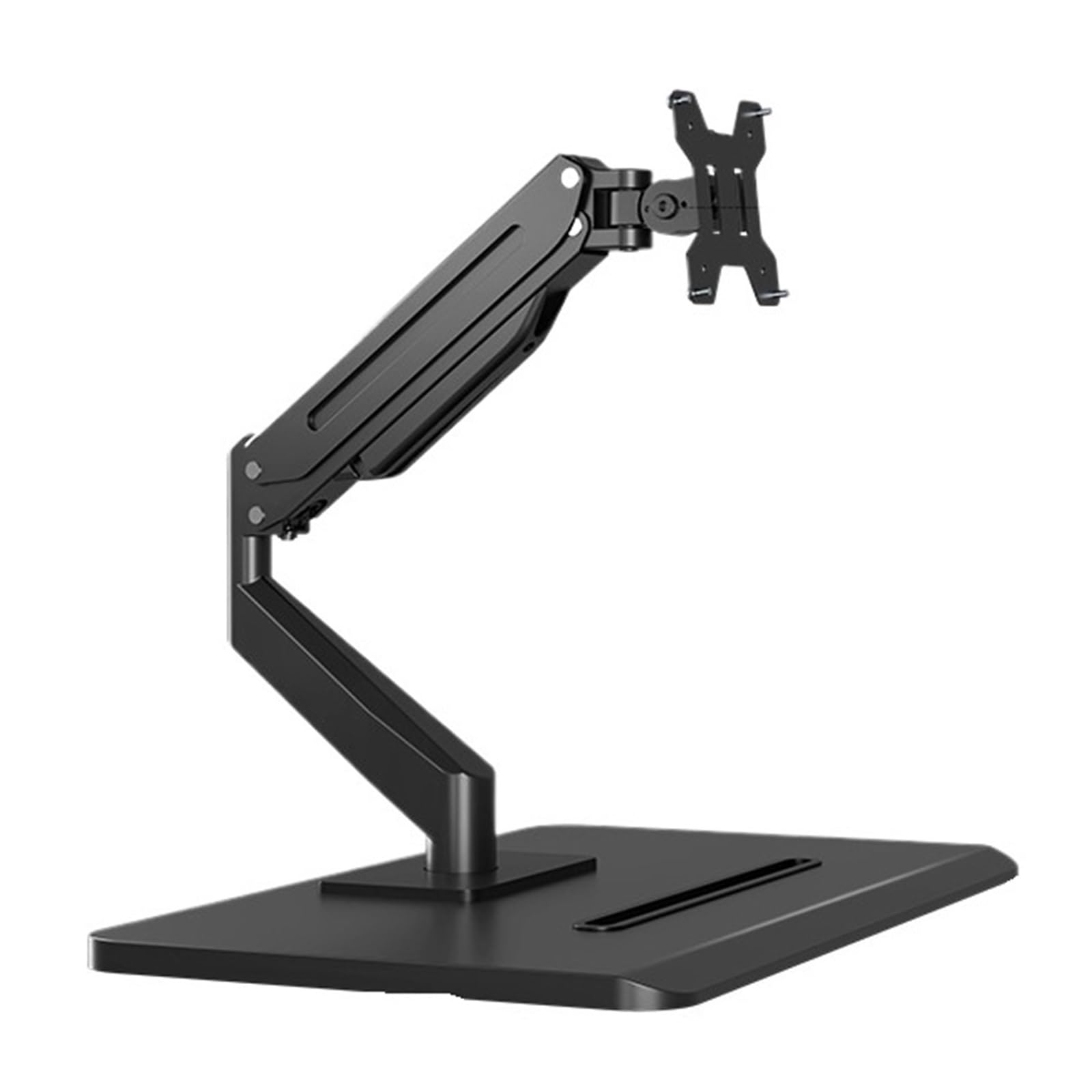 IKPGBZXM No-drill monitor stand with mechanical pneumatic cantilever(1)