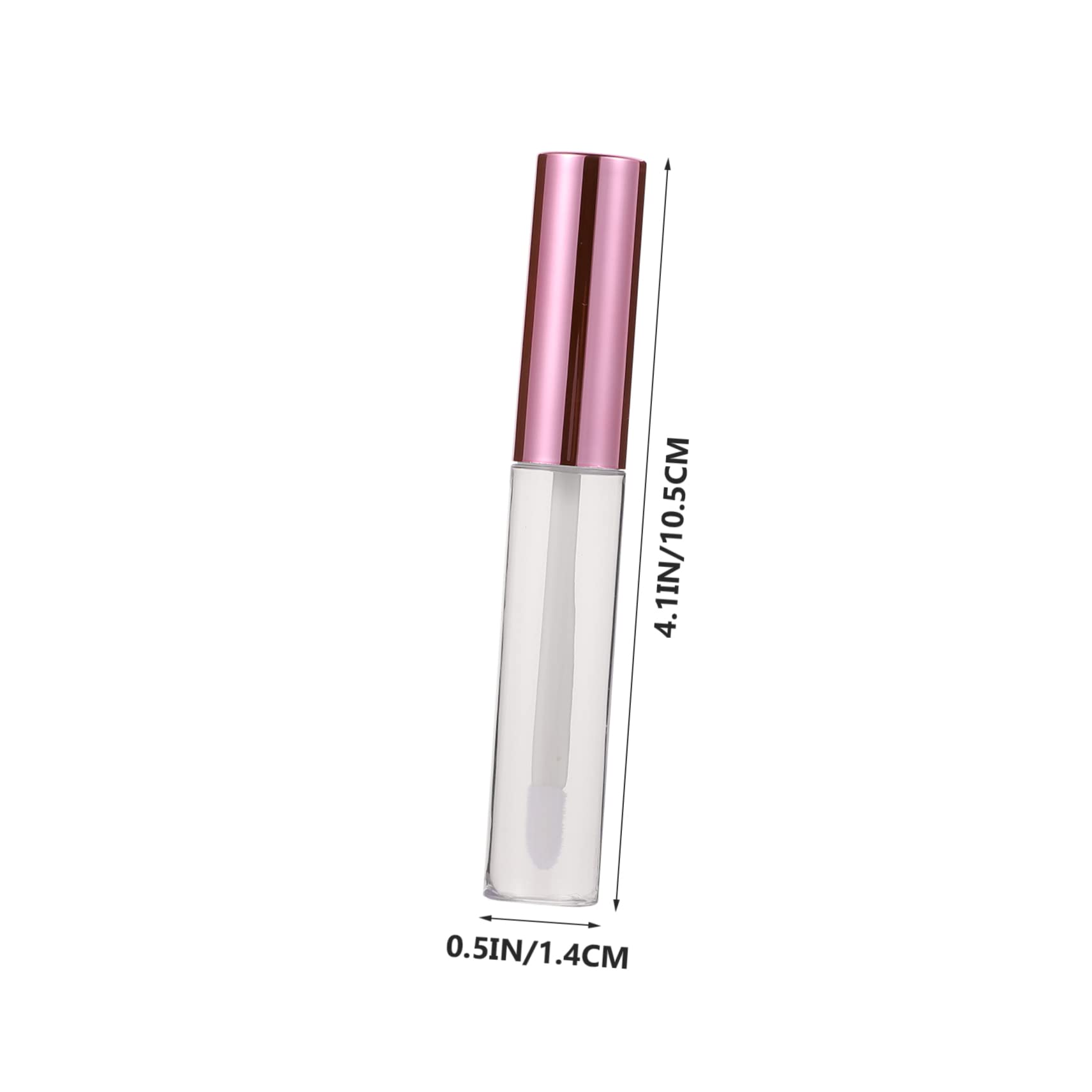 Tubetti per Gloss Labbra 10ml in Abs, Confezione da 40 Pezzi | Ricaricabili con Testina a Pennello, Formato Portatile, per Balsamo e Fai da Te Cosmetico