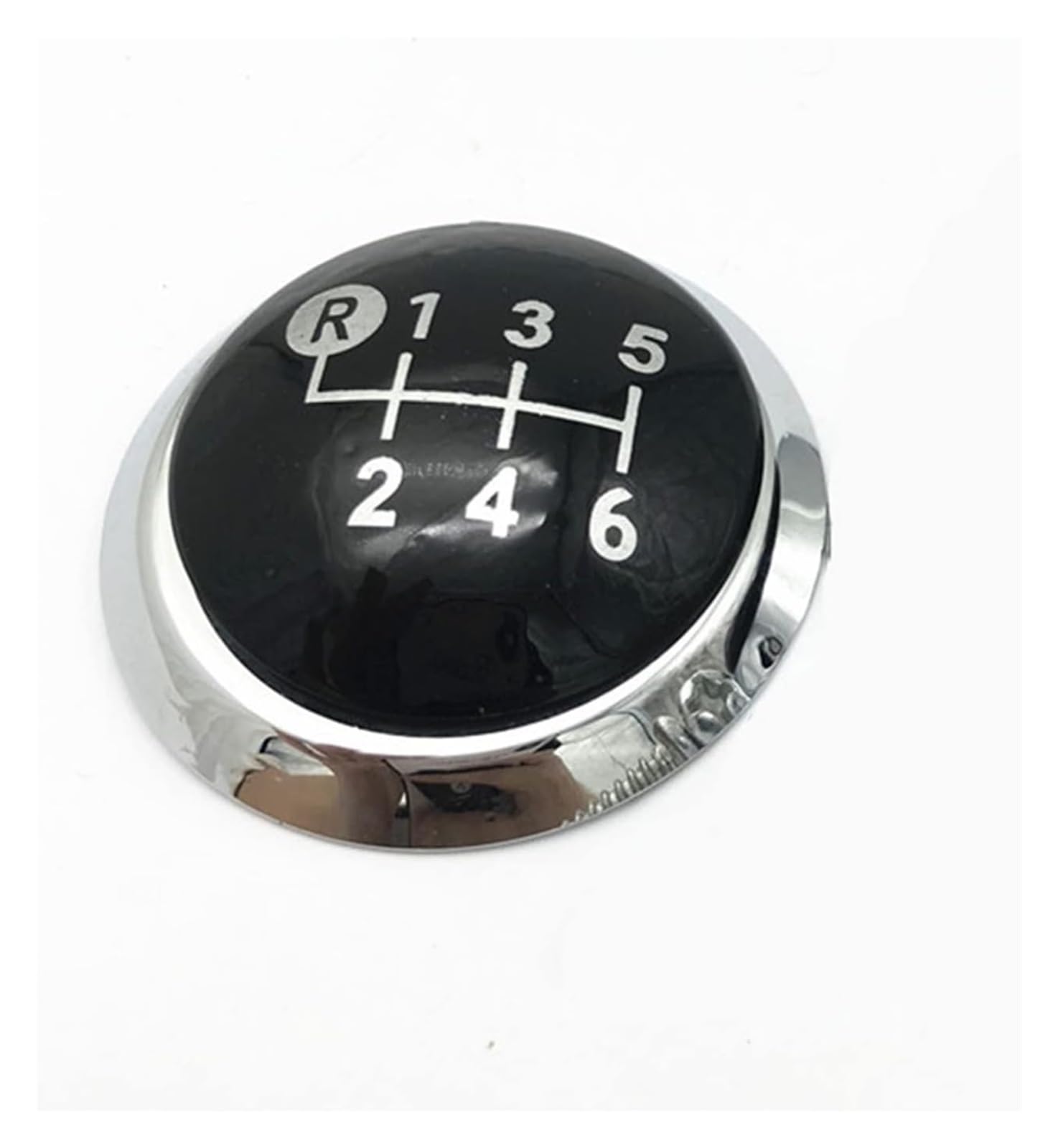 gangxiao Car Shift Gear Knob for Toyota for Corolla 1.8MT for AVENSIS for Yaris D4D for RAV4 5 6 Speed Gear Shift Knob Lever Emblem Cap Cover(6 Speed Black)