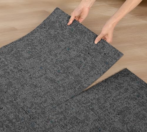 jxgzyy Soft Carpet Tiles 20×20 Inch, 0.38'' Padded Carpet Squares,