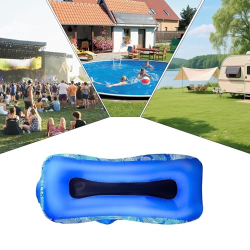 Sofá hinchable de exterior con parasol desmontable para jardín y acampada 5