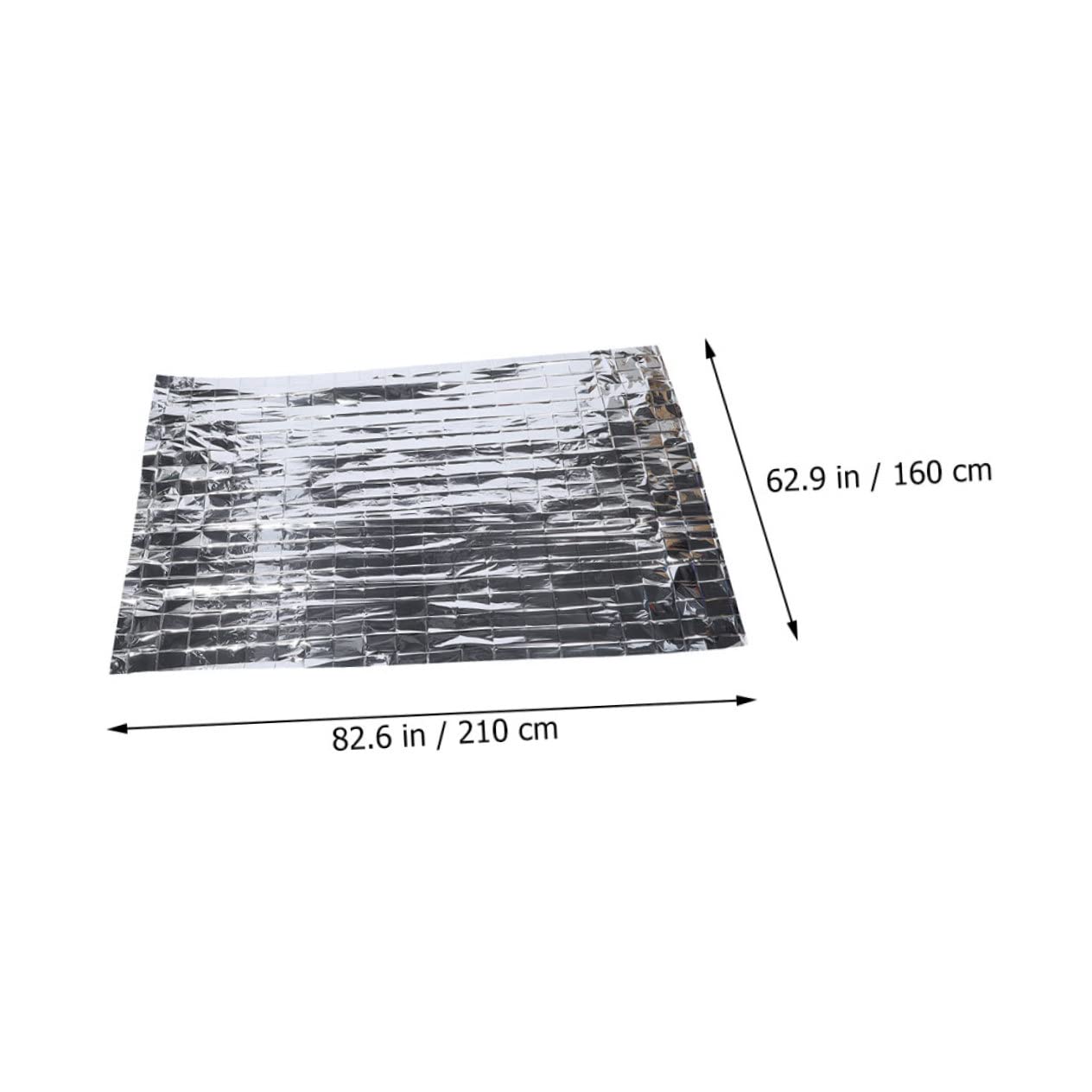 OSOLADY 5Pcs Emergency Thermal for Outdoor Aid Camping Lightweight Dual Sided Prevention for Hiking Cycling