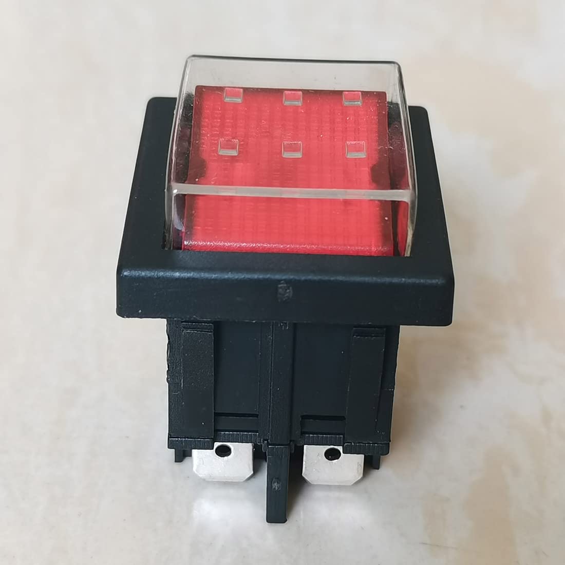 Interruttore Snap-in Aexit Interruttore Bilanciere DPST 4 Pin - On/Off