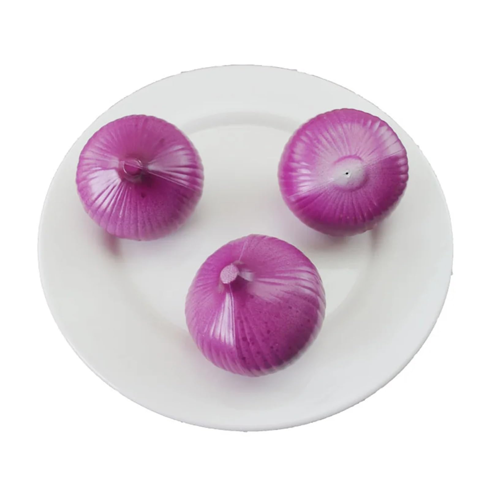 BAYNOPURIN Simulated Vegetables 5pcs High Imitation Artificial Fake Onion Model Plastic Simulated Vegetable