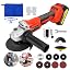 Red/ Cordless Angle Grinder