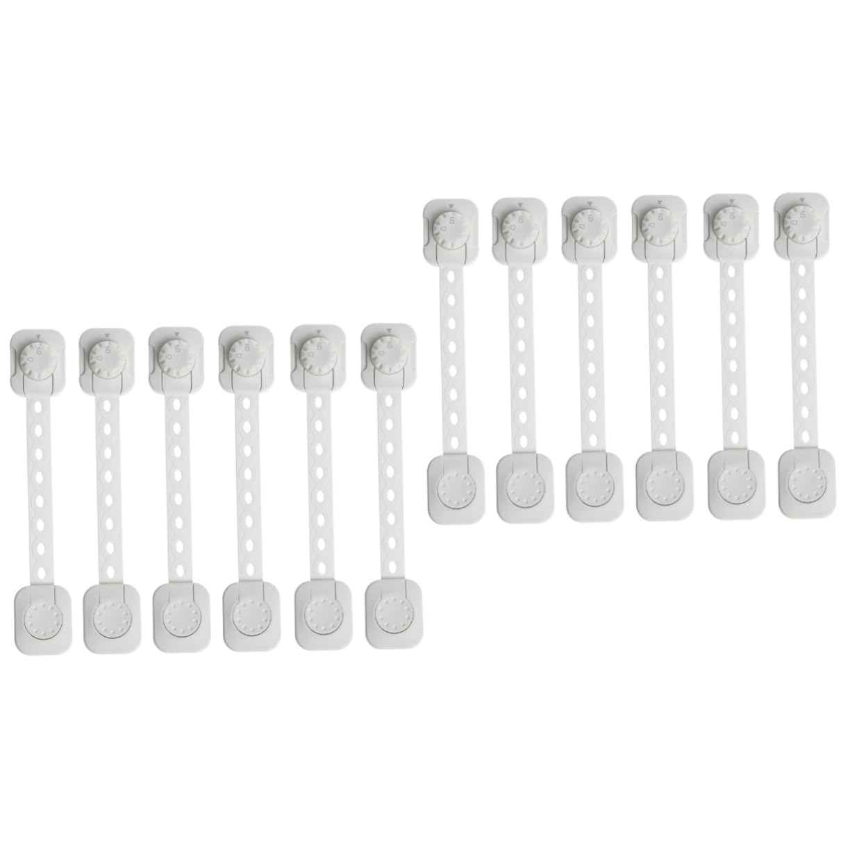 ibasenice 2 Juegos De Cerraduras Multiusos Para Infantil Cerraduras Autoblocantes Para Cajón Para Seguridad Del Bebé (6 Unidades)